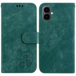 For Tecno Pop 10 / Spark Go 2 4G Little Tiger Embossed Leather Phone Case(Green)