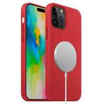 For iPhone 16 Pro Max Liquid Silicone Full Coverage MagSafe Phone Case(Red)