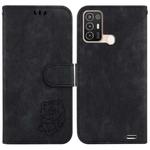 For ZTE Blade A52 Little Tiger Embossed Leather Phone Case(Black)