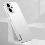 For Honor 80 SE Streamer Series Micro Frosted Metal Paint PC Phone Case(Silver)