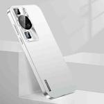 For Huawei P60 Pro Streamer Series Micro Frosted Metal Paint PC Phone Case(Silver)