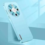 For Huawei Mate 60 Pro Streamer Series Micro Frosted Metal Paint PC Phone Case(Sierra Blue)