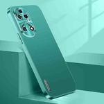 For Huawei P50 Streamer Series Micro Frosted Metal Paint PC Phone Case(Alpine Green)