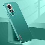 For Huawei nova 12 Streamer Series Micro Frosted Metal Paint PC Phone Case(Alpine Green)