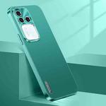 For vivo S18 Pro Streamer Series Micro Frosted Metal Paint PC Phone Case(Alpine Green)