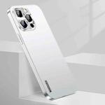 For iPhone 13 Pro Max Streamer Series Micro Frosted Metal Paint PC Phone Case(Silver)