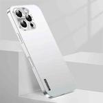 For iPhone 16 Pro Streamer Series Micro Frosted Metal Paint PC Phone Case(Silver)