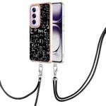 For OPPO Reno12 Pro Global Electroplating Dual-side IMD Phone Case with Lanyard(Equation)