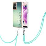 For Xiaomi Redmi Note 12S 4G Electroplating Dual-side IMD Phone Case with Lanyard(Smile)