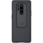 For OnePlus 8 Pro NILLKIN Black Mirror Pro Series Camshield Full Coverage Dust-proof Scratch Resistant Case(Black)