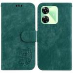 For Realme C61 / C63 / Note 60 Little Tiger Embossed Leather Phone Case(Green)