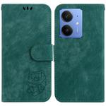 For Realme Neo7 SE Little Tiger Embossed Leather Phone Case(Green)