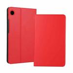 For Huawei MatePad T8 / C3 8 inch Voltage Elastic Texture Horizontal Flip Leather Case with Holder(Red)