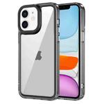 For iPhone 11 Transparent Acrylic + TPU Shockproof Phone Case(Transparent Black)