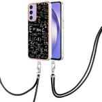 For Samsung Galaxy A15 5G Electroplating Dual-side IMD Phone Case with Lanyard(Equation)