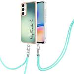 For Samsung Galaxy A05s Electroplating Dual-side IMD Phone Case with Lanyard(Smile)