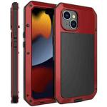 For iPhone 15 Plus Shockproof Life Waterproof Dust-proof Metal + Silicone Phone Case(Red)