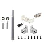 For Switch JoyCon Handle Metal Lock Replacement Parts, Spec:16 in 1 Lock Set Silver