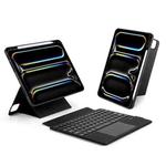 For iPad Pro 11 2024 DUX DUCIS DK Series Magnetic Wireless Bluetooth Keyboard Tablet Case(Black)
