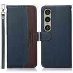 For Sony Xperia 1 VI KHAZNEH Litchi Texture Leather RFID Phone Case(Blue)