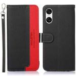 For Sony Xperia 10 VI KHAZNEH Litchi Texture Leather RFID Phone Case(Black)