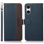For Sony Xperia 10 VI KHAZNEH Litchi Texture Leather RFID Phone Case(Blue)