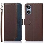 For Sony Xperia 5 VI KHAZNEH Litchi Texture Leather RFID Phone Case(Brown)