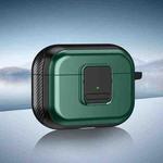 For AirPods Pro 2 TPU + PC Wireless Earphones Case with Magnetic Switch(Green)