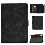 For iPad Air 2022 10.9 Cowhide Texture Leather Smart Tablet Case(Grey)