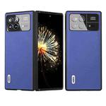 For Xiaomi Mix Fold 3 ABEEL Haze Texture PU Phone Case(Dark Blue)