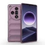 For OPPO Find X7 5G Magic Shield TPU + Flannel Phone Case(Purple)