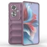 For OPPO Reno11 F 5G Global Magic Shield TPU + Flannel Phone Case(Purple)