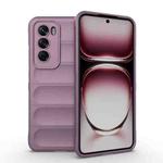 For OPPO Reno12 Pro Global Magic Shield TPU + Flannel Phone Case(Purple)
