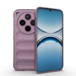 For OPPO Find X8 5G Magic Shield TPU + Flannel Phone Case(Purple)