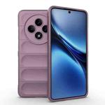 For OPPO Reno12 F 5G Global Magic Shield TPU + Flannel Phone Case(Purple)