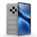 For OPPO Reno12 F 5G Global Magic Shield TPU + Flannel Phone Case(Grey)