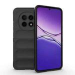 For OPPO F29 Pro 5G Global Magic Shield TPU + Flannel Phone Case(Black)