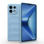 For OPPO K13 5G Magic Shield TPU + Flannel Phone Case(Light Blue)