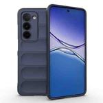 For OPPO A5 5G Global / K13x 5G Global Magic Shield TPU + Flannel Phone Case(Dark Blue)