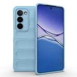 For OPPO A5 5G Global / K13x 5G Global Magic Shield TPU + Flannel Phone Case(Light Blue)