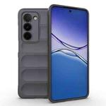 For OPPO A5 5G Global / K13x 5G Global Magic Shield TPU + Flannel Phone Case(Dark Grey)