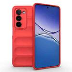 For OPPO A5 5G Global / K13x 5G Global Magic Shield TPU + Flannel Phone Case(Red)