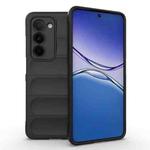 For OPPO A5 5G Global / K13x 5G Global Magic Shield TPU + Flannel Phone Case(Black)
