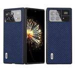 For Xiaomi Mix Fold 3 ABEEL Carbon Fiber Texture Protective Phone Case(Dark Blue)