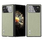 For Xiaomi Mix Fold 3 ABEEL Carbon Fiber Texture Protective Phone Case(Green)