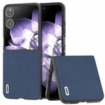 For Xiaomi Mix Flip ABEEL Genuine Leather + PC Litchi Texture Phone Case(Blue)