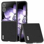 For Xiaomi Mix Flip ABEEL Genuine Leather + PC Litchi Texture Phone Case(Black)