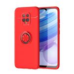 For Xiaomi Redmi 10X Pro 5G Lenuo Shockproof TPU Protective Case with Invisible Holder(Red)