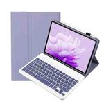 For Huawei MatePad 11.5 2023 AH17 Lambskin Texture Ultra-thin Detachable Bluetooth Keyboard Leather Case(Purple)