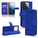 For Xiaomi 14 Skin Feel Magnetic Flip Leather Phone Case(Blue)